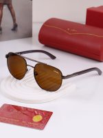عینک آفتابی ENZO کارتیه مدل Cartier | SGF-2866 - تصویر 5