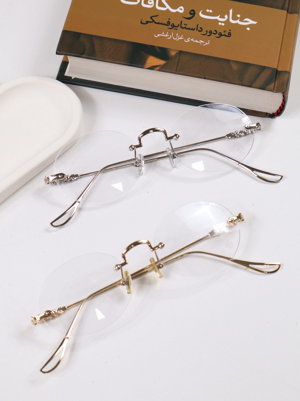 IMG_3890 copy عینک زنانه و مردانه Air Circle کروم هارتز مدل Chrome Hearts | SG-6127 - تصویر 1